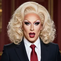 putin like a drag queen