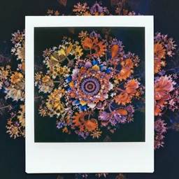 8 0 s colour photograph artistic polaroid of highly detailed psychedelic acid dream flowers of fractal spiral tyco sprinkler, soft lighting insanely detailed concept art by luis royo, boris vallejo, beksinski, todd mcfarlane, lotr, soft lighting, particle fx renderer photorealistic
