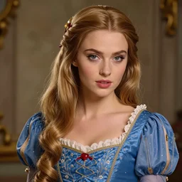 photo of a gorgeous young woman rapunzel in the style of stefan kostic, realistic, sharp focus, 8 k high definition, insanely detailed, intricate, elegant, art by stanley lau and artgerm
