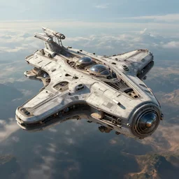 organic spaceship, large, alien, realistic, masterpiece n - 9