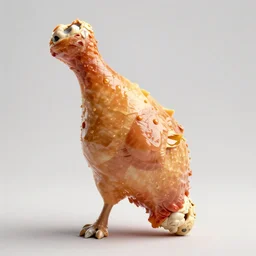 gordon freeman as a chicken leg, anthro photorealistic, 8 k