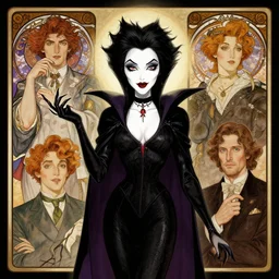 Elvira mistriss of the dark character illustration by greg rutkowski, thomas kindkade, alphonse mucha, loish, norman rockwell. Trending on artstation