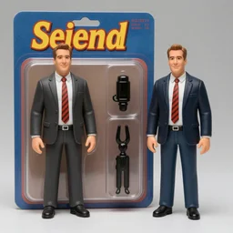 Seinfeld action figures, collectibles, toys, product photography, high quality