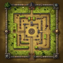 dungeon map by dysonlogos, second level of the dungeon