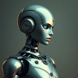 fullbody or portrait, simple raven, perfect future, iridescent color palette, by wlop and karol bak and bouguereau and viktoria gavrilenko, 1 9 7 0 s retro future robot android. muted colors
