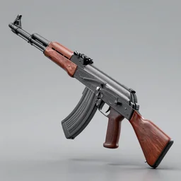high quality render of AK-47
