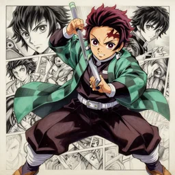 full body demon slayer portrait drawn Tite Kubo and Kubo Tite, fighting pose,inspired by Death Note 2003 manga,intricate detail, photorealistic style, intricate detailed oil painting, detailed illustration, oil painting, painterly feeling, sharp high detail,sharp high detail face, digital art detail