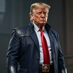 dolad trump in destiny 2, highly detailed, extremely high quality, hd, 4 k, 8 k, canon 3 0 0 mm, professional photographer, 4 0 mp, lifelike, top - rated, award winning, realistic, detailed lighting, detailed shadows, sharp, no blur, edited, corrected, trending
