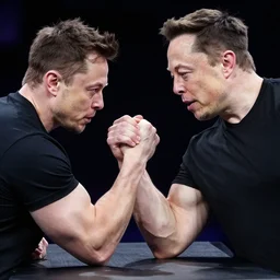 elon musk arm wrestling ben shapiro