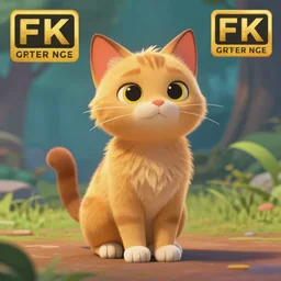 Cat from the Video game Stray, 4k