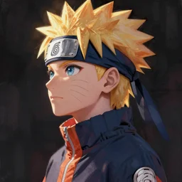 Sideview Portrait of naruto Shepard Fairey