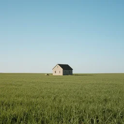 portra 8 0 0 photography lonely house in a huge field