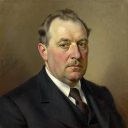 oil on canvas portrait of huey long