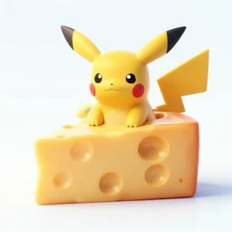 The Legendary Pokémon of Cheese. Illustration. HD. 16k resolution Behance HD HDR volumetric lighting.