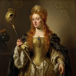 most beautiful and detailed Celtic queen by J. M. W. Turner