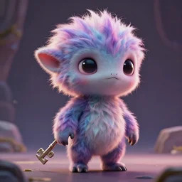 epic professional digital art of an impossible fuzzy adorable and neotenic alien, key, fill and hair lighting, full body length shot, best on artstation, breathtaking, epic, stunning, gorgeous, much detail, much wow, cgsociety, wlop, pixiv, behance, deviantart, masterpiece, UHD, 8K