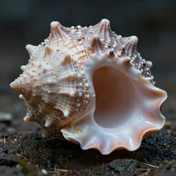 Beautiful alchemy seashell. By Konstantin Razumov, highly detailded