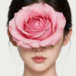 highly detailed portrait of rose head, girl face in rose, big bud, james gurney, james jean