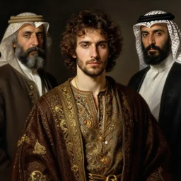 attractive male, star wars, orientalist intricate portrait by john william waterhouse and edwin longsden long and theodore ralli and nasreddine dinet, hyper realism, dramatic lighting