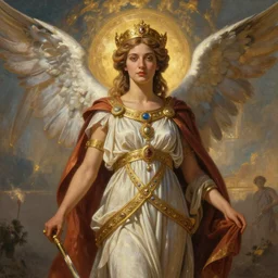 majestic gracious regal goddess rhianna with seraphim portrait, ancient greece, elysium, atmospheric lighting, painted, intricate, volumetric lighting, beautiful, rich deep colours masterpiece, golden hour, sharp focus, ultra detailed, by leesha hannigan, ross tran, thierry doizon, kai carpenter, ignacio fernandez rios