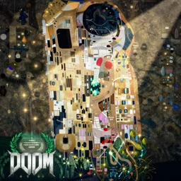 game screenshot of doom by gustav klimt