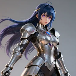 sakimi chan, fantasy armor, detailed face, curvy, dynamic lighting, tony sart, unreal engine