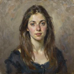portrait of an italian woman ( 3 5 ) from italy in 2 0 2 1, an oil painting by ross tran and thomas kincade