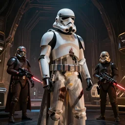 the most amazing dream you ever had about star wars, hyper realistic, ambient lighting, concept art, intricate, hyper detailed, smooth, volumetric lighting, george lucas, ralph mcquarrie, octane