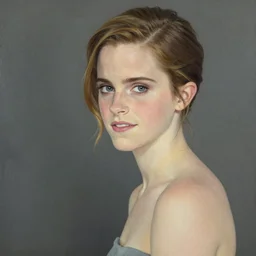 emma watson by by Hasui Kawase by Richard Schmid