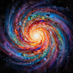 colorful digital painting of the end of the universe, highly detailed, 4k, artstation