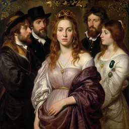 a beautiful painting of julia roberts by john everett millais and dante gabriel rossetti and john collier and john william waterhouse, preraphaelite, detailed, trending on artstation, hd, masterpiece