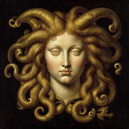 Medusa portrait by Leonardo da Vinci