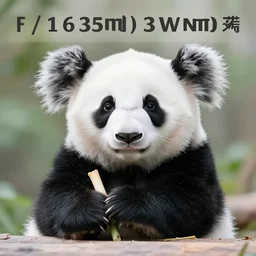 poala, a hybrid of a panda bear and a koala, cute photograph, f / 1 6, 3 5 mm, award - winning photography, soft lighting