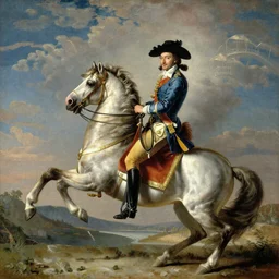 mizkif as napoleon riding his horse, baroque painting, oil painting