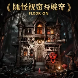 a haunted mansion floor plan horror game