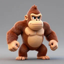 donkey kong, photo realistic