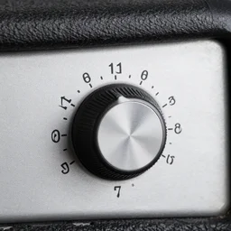 volume control knob on Amp goes up to 11