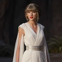 taylor swift as princess leia in star wars by magali villeneuve