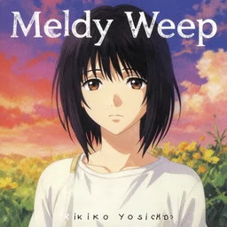 album cover art for melody weep song by akihiko yoshida