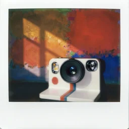 polaroid in the style of rothko and pollock