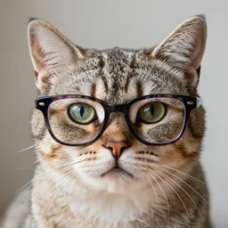 cat with cool glarsses, 4 k 8 5 mm