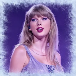 purple Taylor paint Swift purple ice frozen
