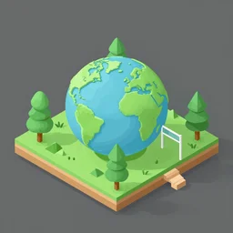 environment art, axonometric