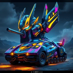character design tritonde tritonde tympole transformers rise of the beasts earth defense force tank beautiful biolight hdr cgi 4 k chrome car, alena aenami artworks in 4 k tribal robot helmet bumblebee artstation by jesper ejsing, by rhads, by feng zhu backpack ninja mask tripod collosus 2 0 2 3 megatron