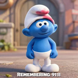 Movie poster for The Smurfs: Remembering 9/11