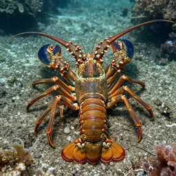 panulirus ornatus is a large spiny lobster with 1 1 larval stages. it migrates annually from the torres strait to yule island in the gulf of papua in order to breed, 4 k, hdr, planet earth, bbc earth, our planet, national geographic