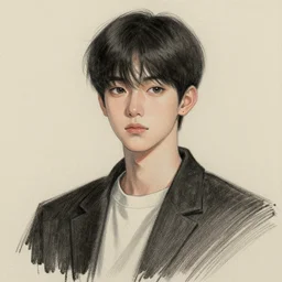 a figure drawing by kim jung gi, trending on artstation