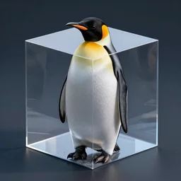 the penguin is a cube