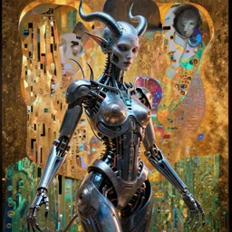 cybernetic demon dreaming, lsd, circuitry, intricate detail, royo, whealan, giger, klimt, hd, octane render,