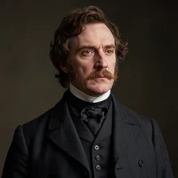 portrait photograph of a victorian gentleman wearing a waistcoat, male, detailed face, cinematic lighting, highly detailed, photograph by elliott & fry